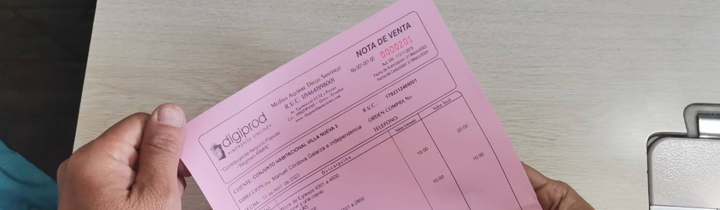 Imprenta de Facturas en Urdesa, Mapasingue, Vía a Daule 